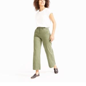 EVERLANE The Wide Leg High Rise Cropped Pants